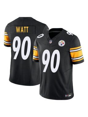 Youths Kids TJ Watt Black Vapor Stitched Jersey